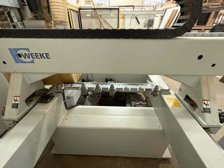 Used 2011 Homag BHP 007 Flat Table CNC Machine with ATC & Boring: