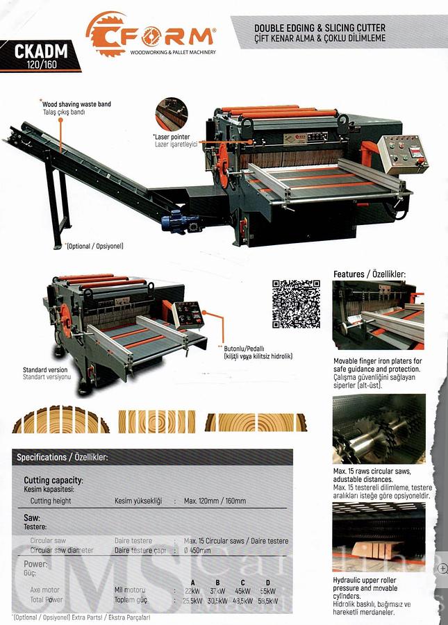 Used 2022 CFORM Edger & Rip Saw