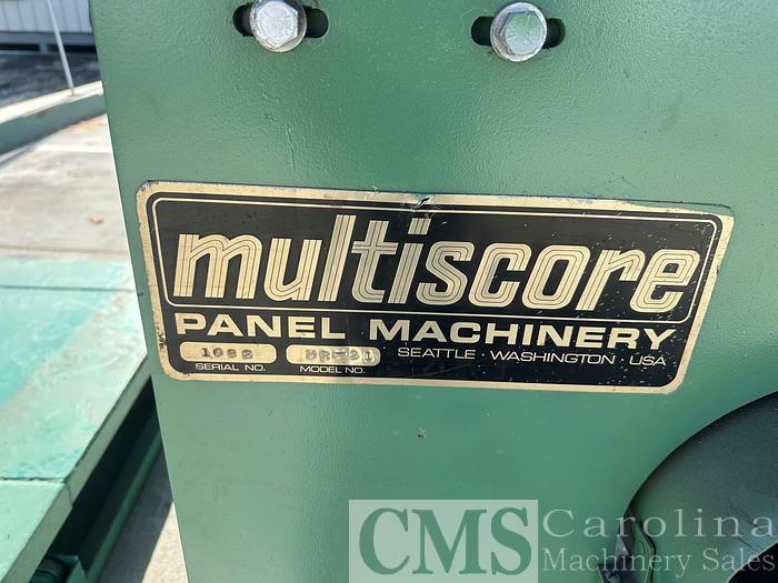 Used Multiscore  MR21 Panel Rip Saw