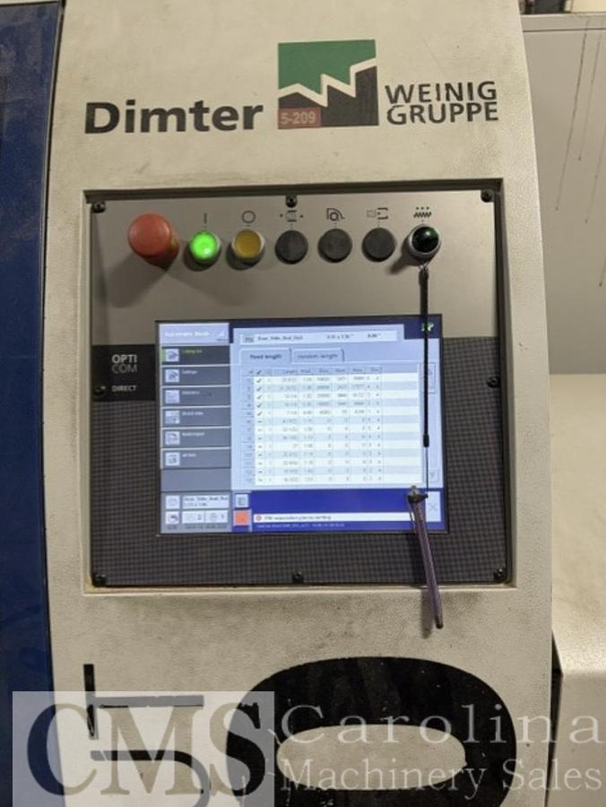 Used 2006 Dimter Opticut 200 Optimizing Cutoff Saw