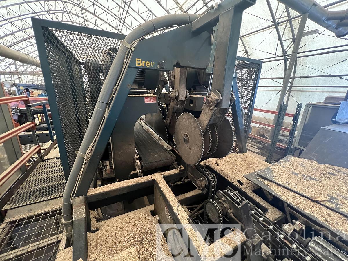 Used Brewer Complete Scragg Mill & Pallet Cut Stock Line