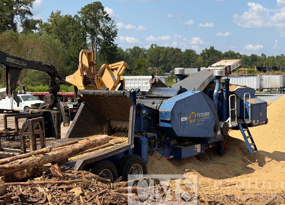 Used 2010 Peterson Model 4300 Portable Drum Chipper