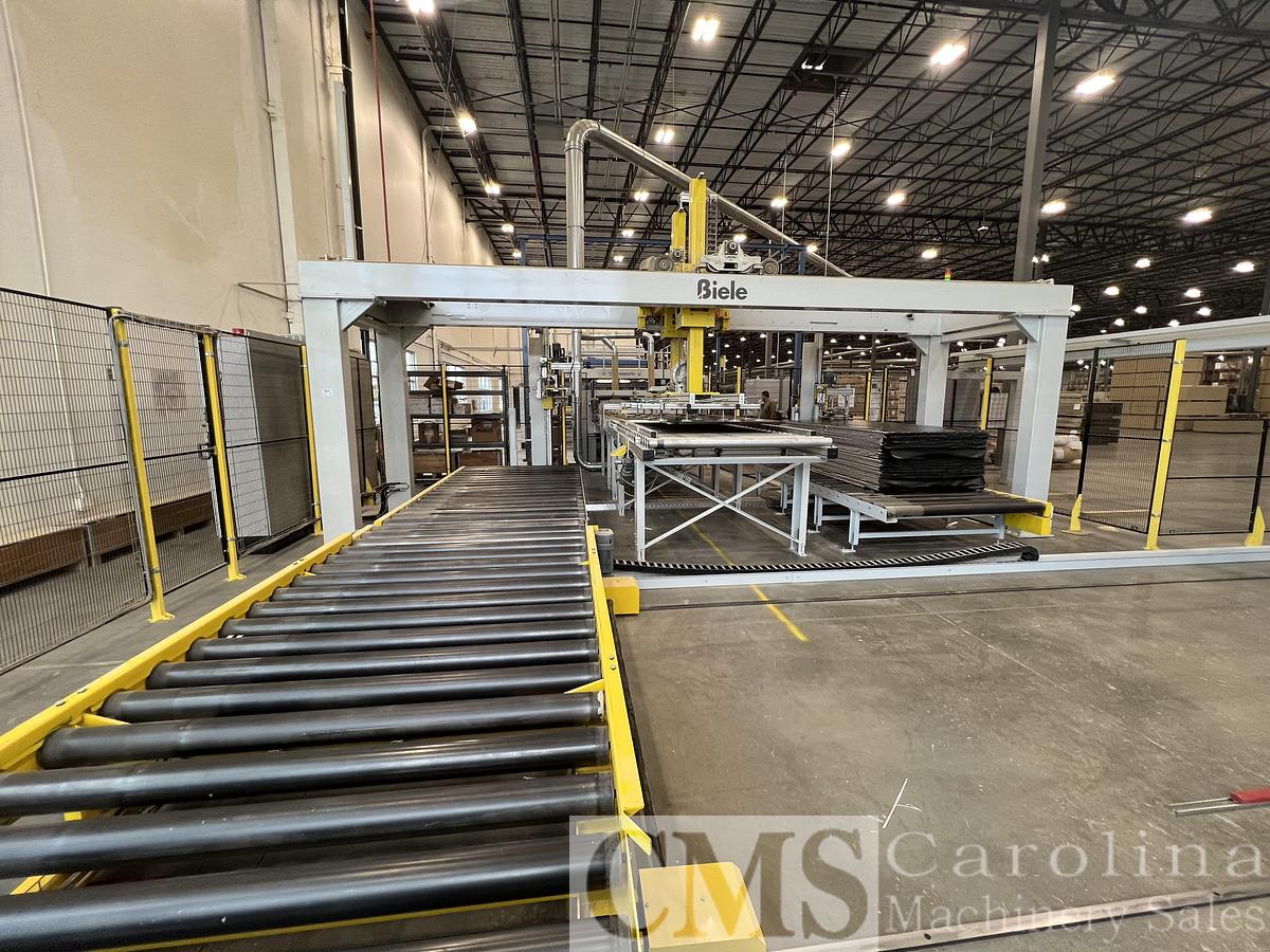 Used 2020 Barberan Top & Bottom Laminating Line with Biele Automatic Infeed/Outfeed System