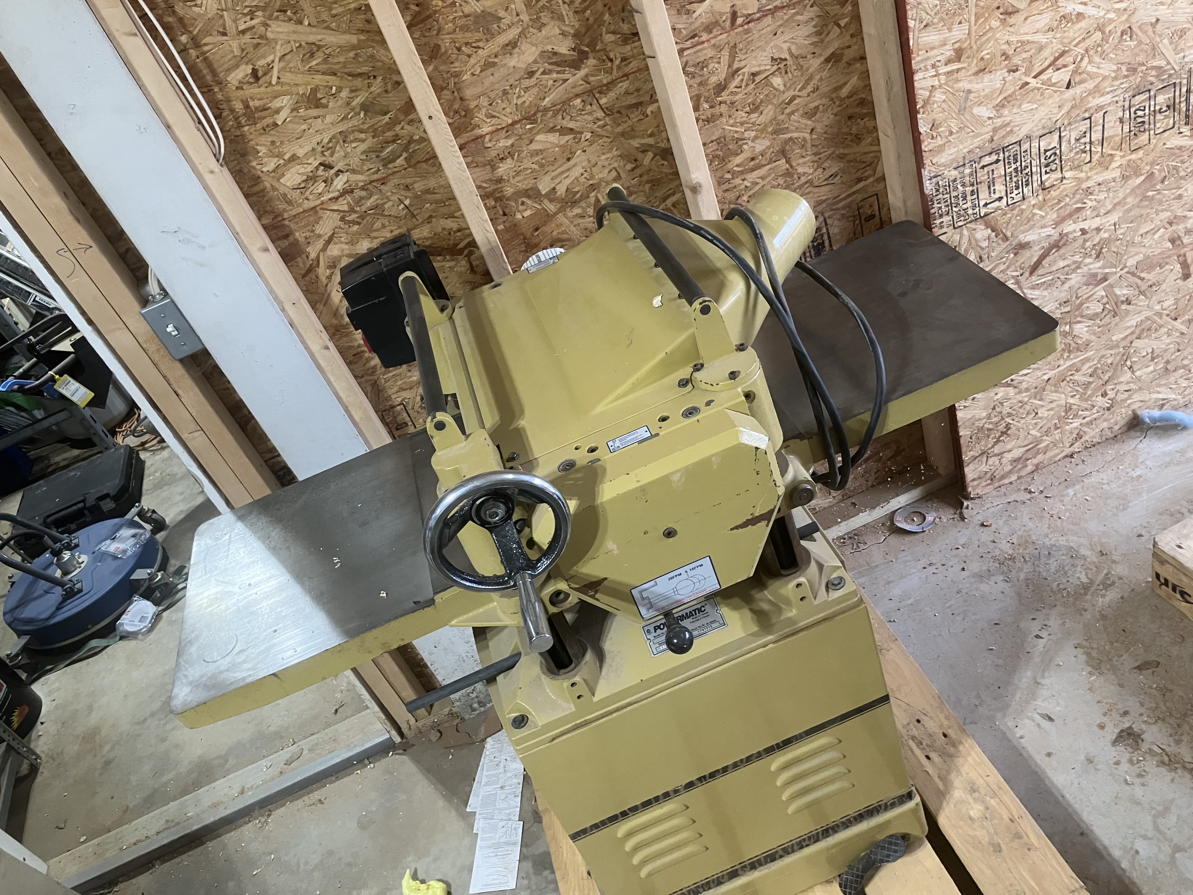 Used Powermatic  15 HH Planer