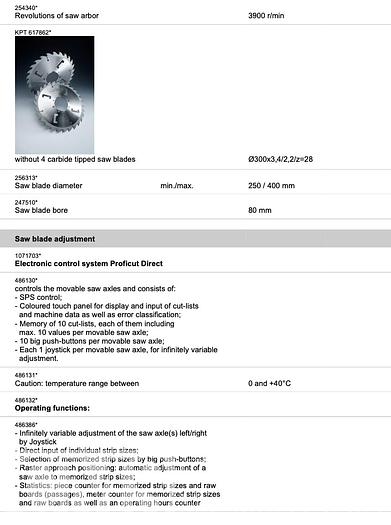 Used 2011 Raimann ProfiRip KR450 4M Rip Saw with ValuRip IV Infeed