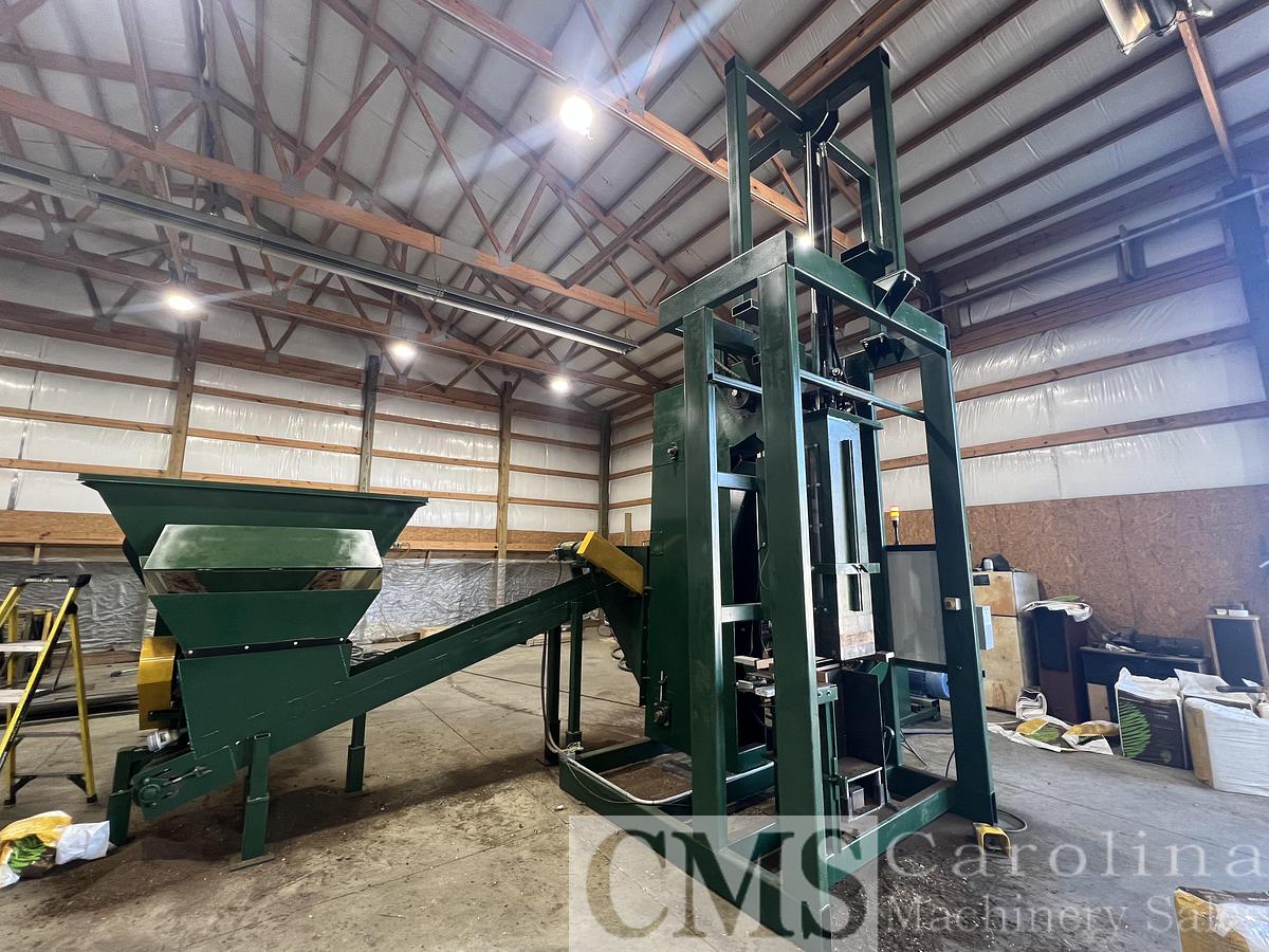 Used Custom Built Compression Bagger with Infeed Bin