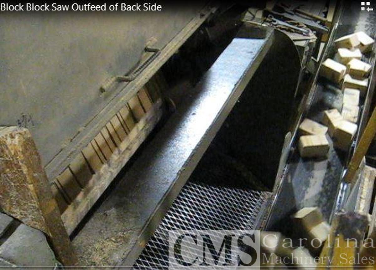 Used Custom Pallet Block Saw