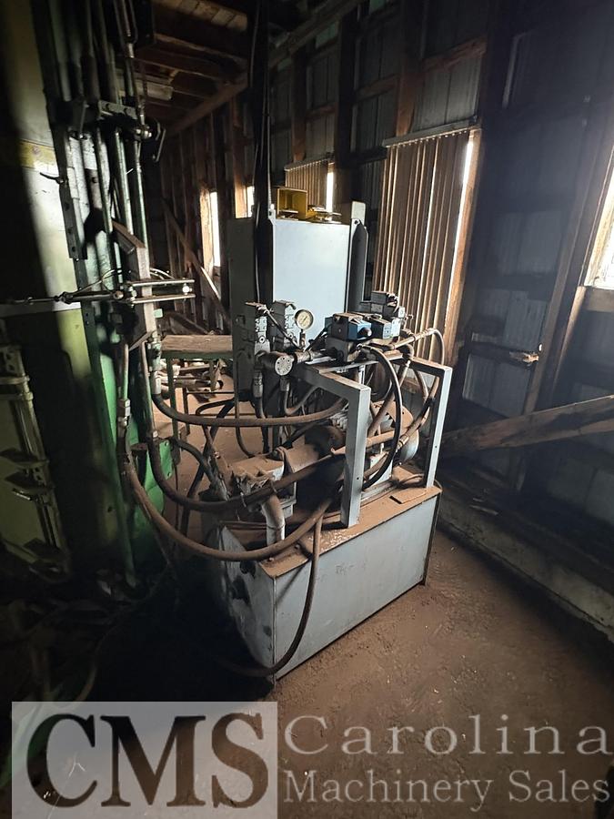 Used Verville VP300 Shaving Baggers with Bin & Conveyor