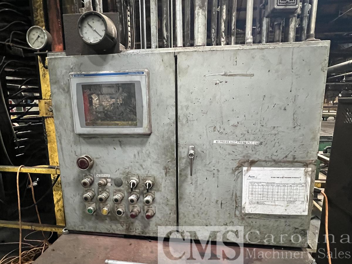 Used Globe Playwood Layup Line and Globe Press