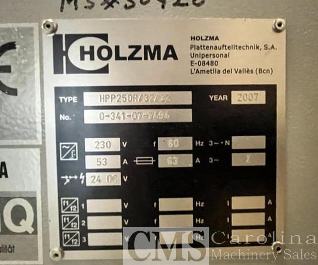 Used 2007 Holzma HPP250 Panel Saw
