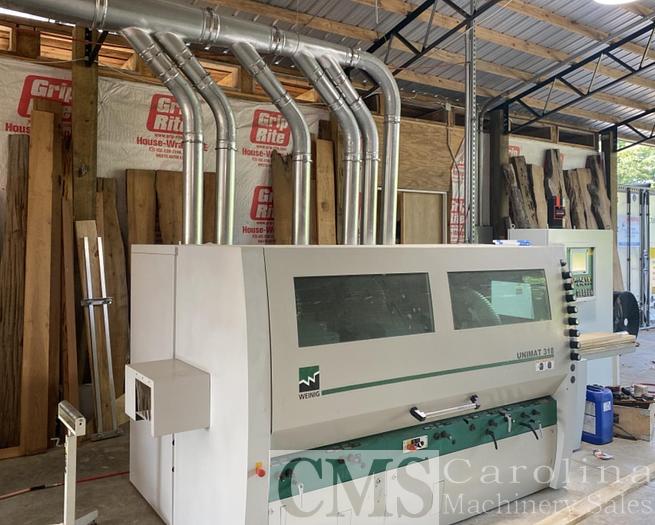 Used Weinig Unimat 318 6-Head Moulder