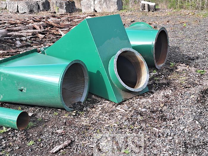 Used Twin City Fan & Blower 100 HP Blower with 9 ' Cyclone