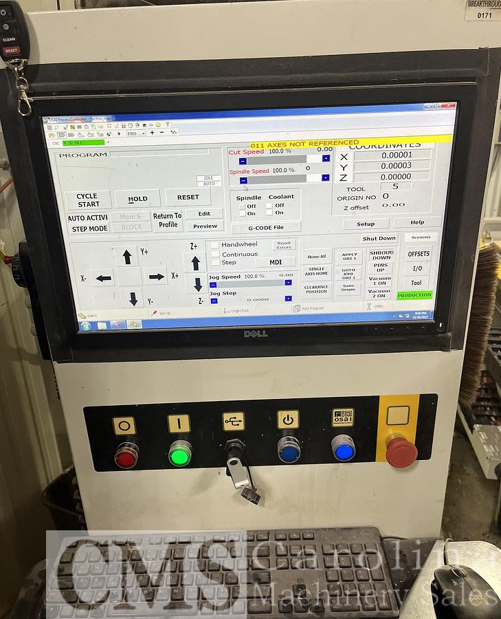 Used Techno Model 60120 HDS CNC Router