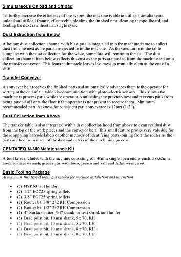 Used 2019 Homag Centateq N-300 CNC Router