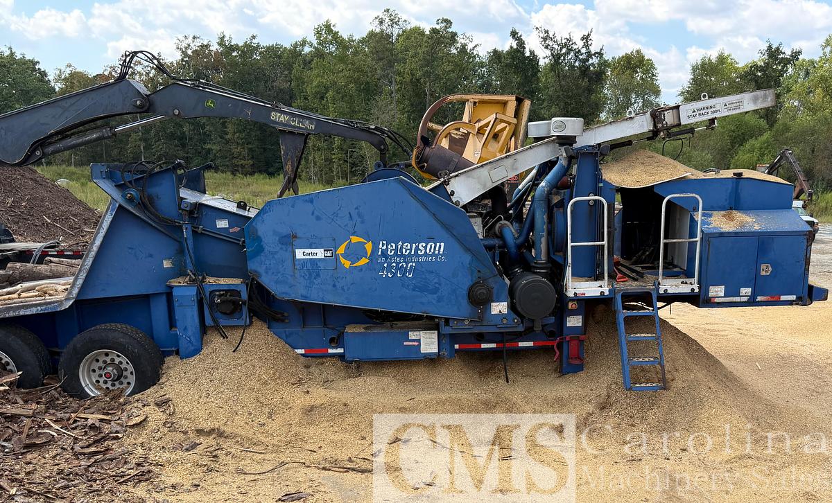 Used 2010 Peterson Model 4300 Portable Drum Chipper
