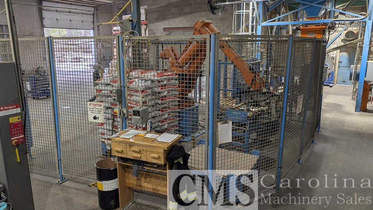 Used Hamer 2040 FFS Bagging Line with Robot Stacker