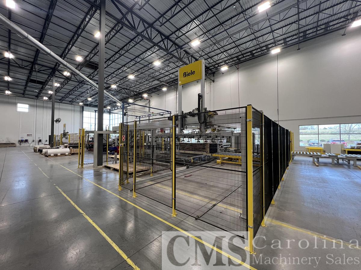 Used 2020 Barberan Top & Bottom Laminating Line with Biele Automatic Infeed/Outfeed System