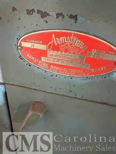 Used Armstrong #25 Circle Saw Sharpener