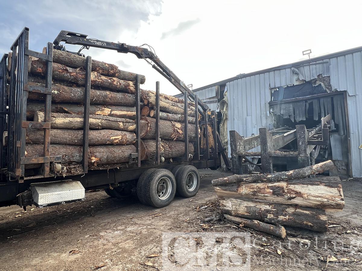 Used Complete Shaving Mill Operation with Land, Drying & Bagging Line Newman, BMM, MEC, Webb, Rethceif, CAT