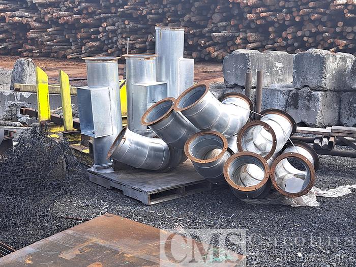 Used Twin City Fan & Blower 100 HP Blower with 9 ' Cyclone