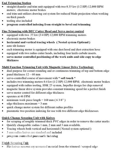 Used 2012 Brandt KDF 440 Highflex 1440 Edgebander