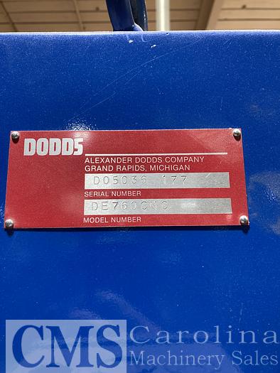 Used Dodds DE 760 CNC Double End Dovetail Machine