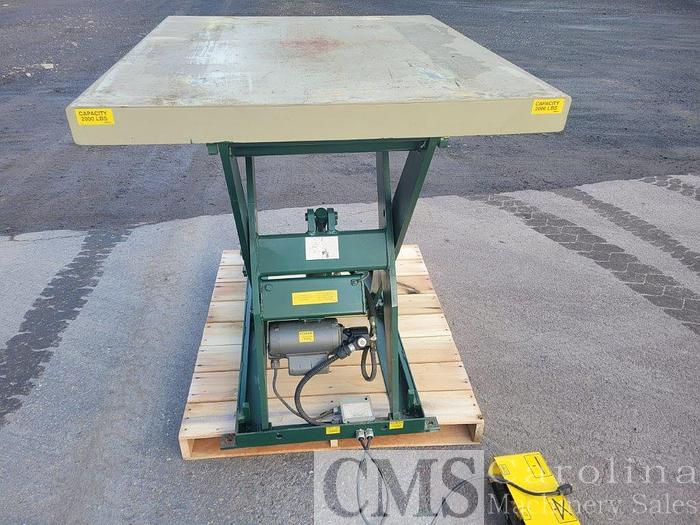 Used Southworth LS2-36 2000# Electric Over Hydraulic Lift table