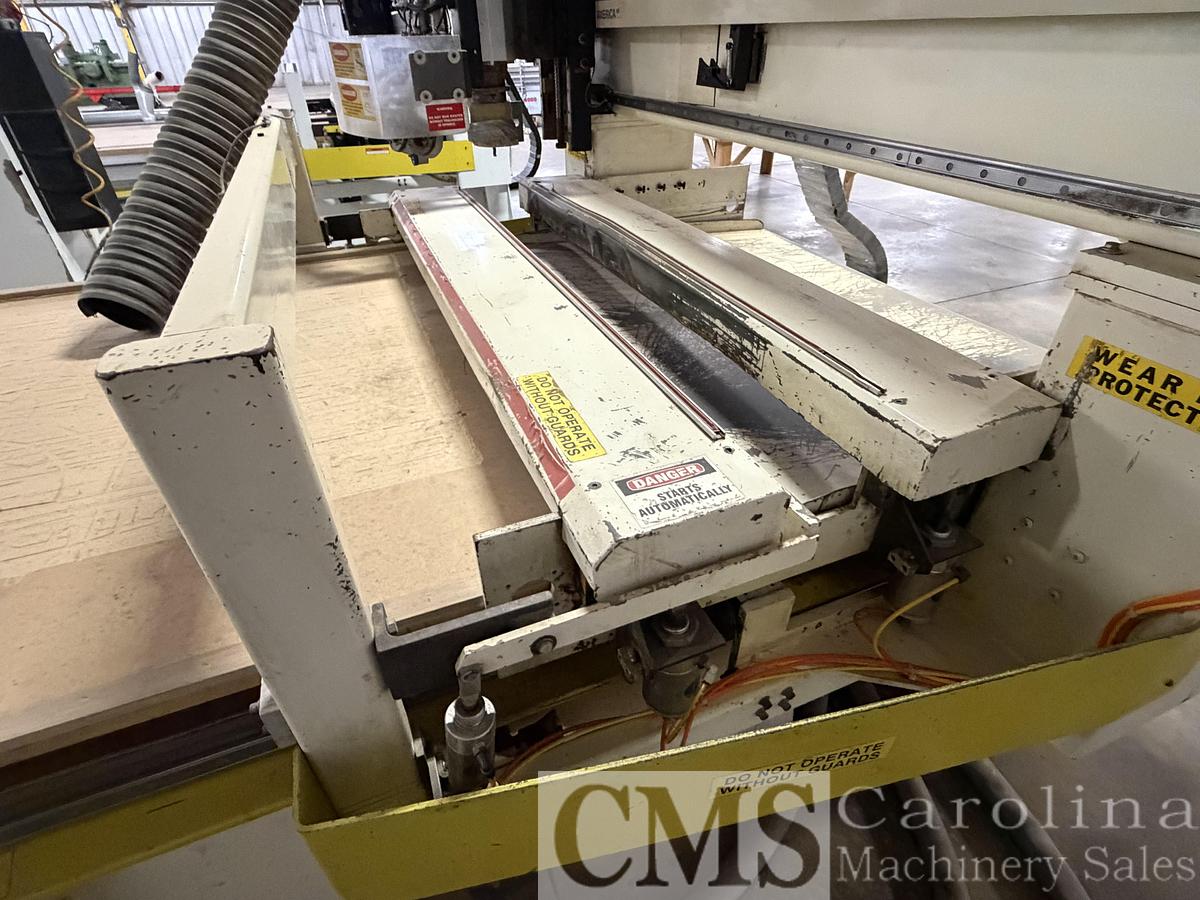 Used 2002 Thermwood Model C53 CNC Router with Roller Hold Down