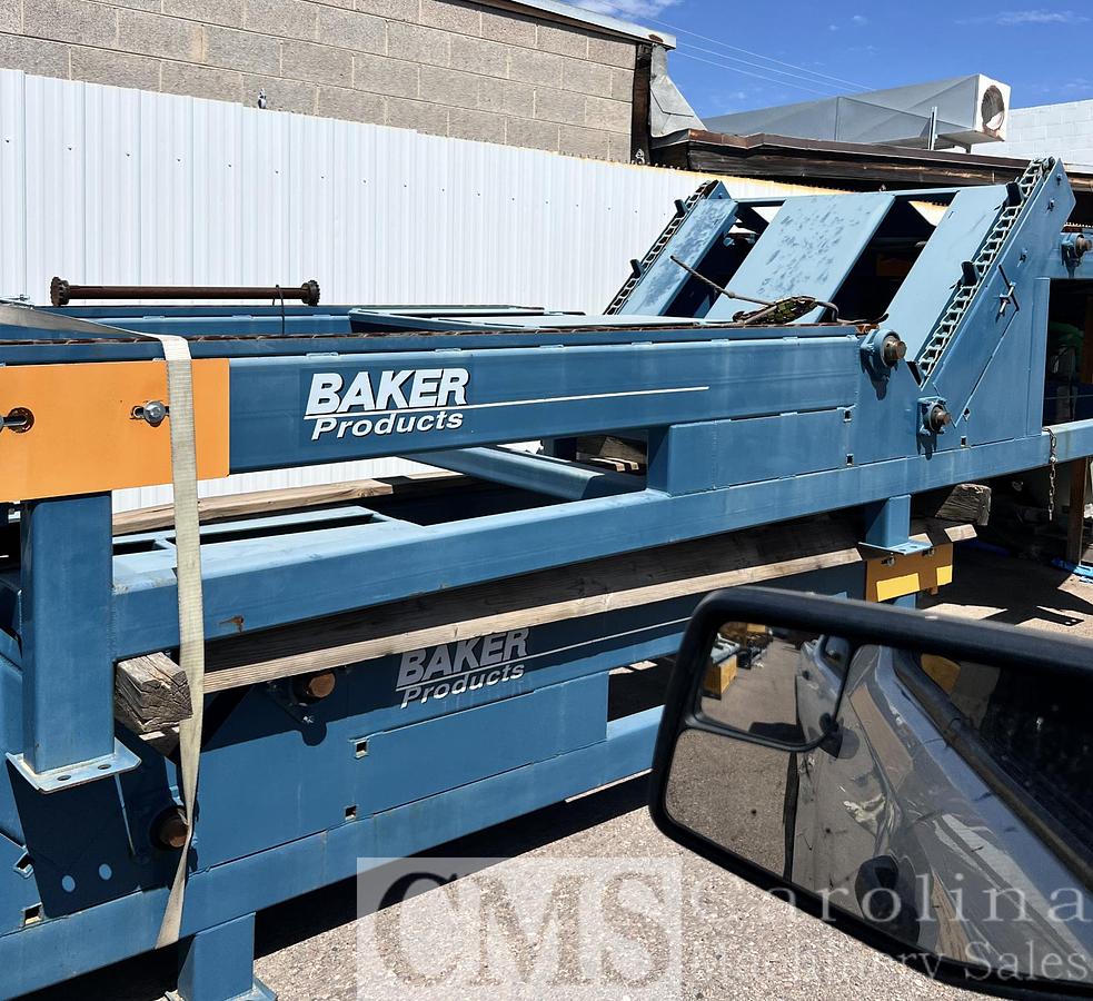 Used Baker Complete Cant Chop Line Trim Saw Notcher Gang Saw
