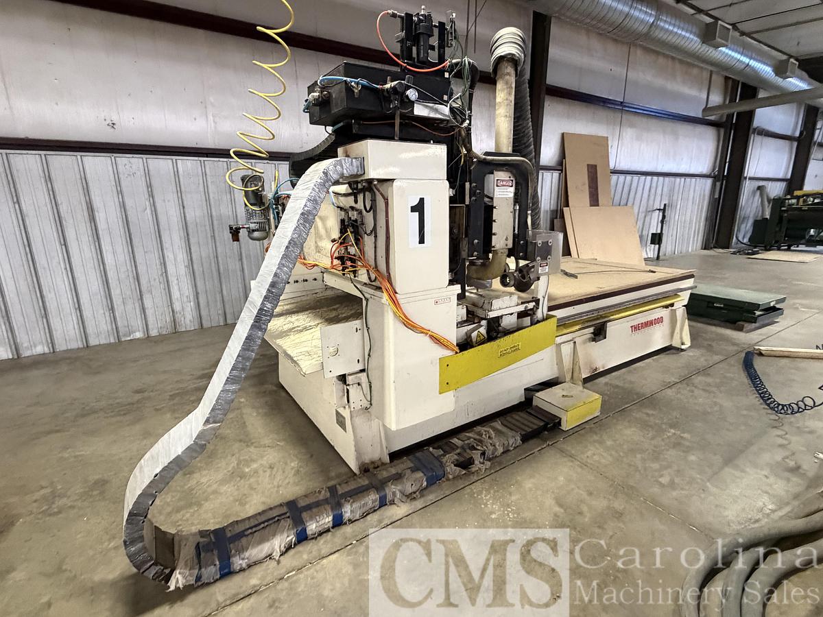Used 2002 Thermwood Model C53 CNC Router with Roller Hold Down