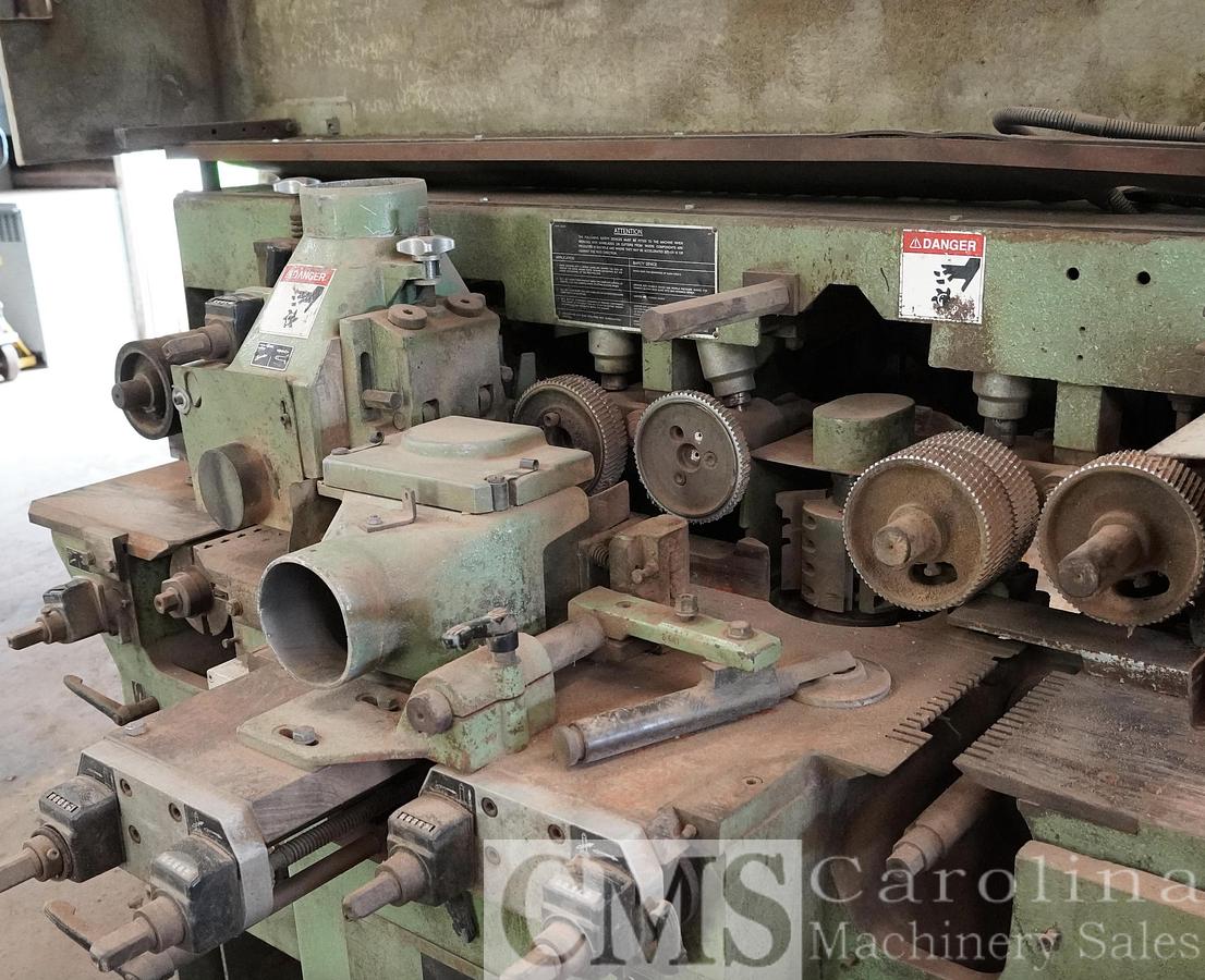 Used Weinig Profimat 22 Moulder with R925 Profile Grinder
