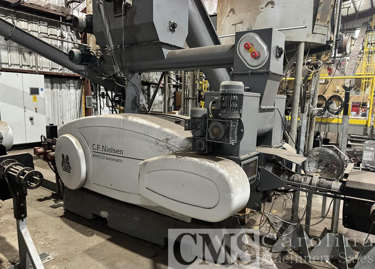 Used 2019 CF Nielsen BP6510 Automatic Briquette Press