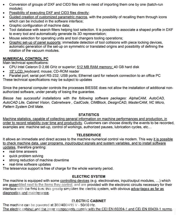 Used Biesse Rover C6.40FT 5-Axis CNC Router
