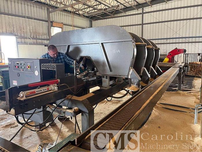 Used Wood-Mizer 4-Head Resaw with Run Around System