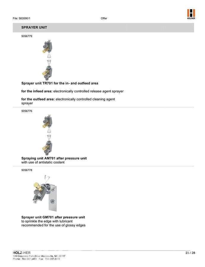 Used 2021 Holz-her 1598 Lumina Single Sided Edgebander