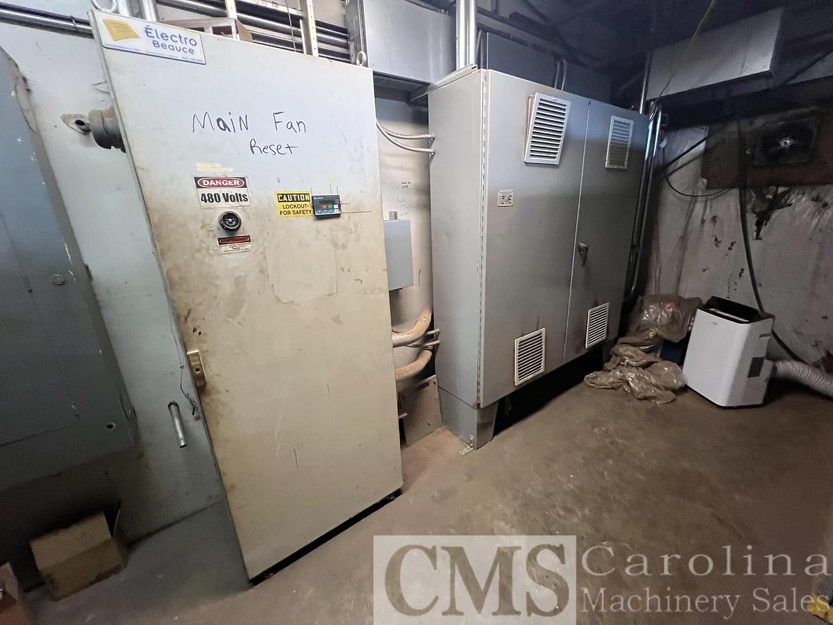 Used Complete Shaving Mill Operation with Land, Drying & Bagging Line Newman, BMM, MEC, Webb, Rethceif, CAT