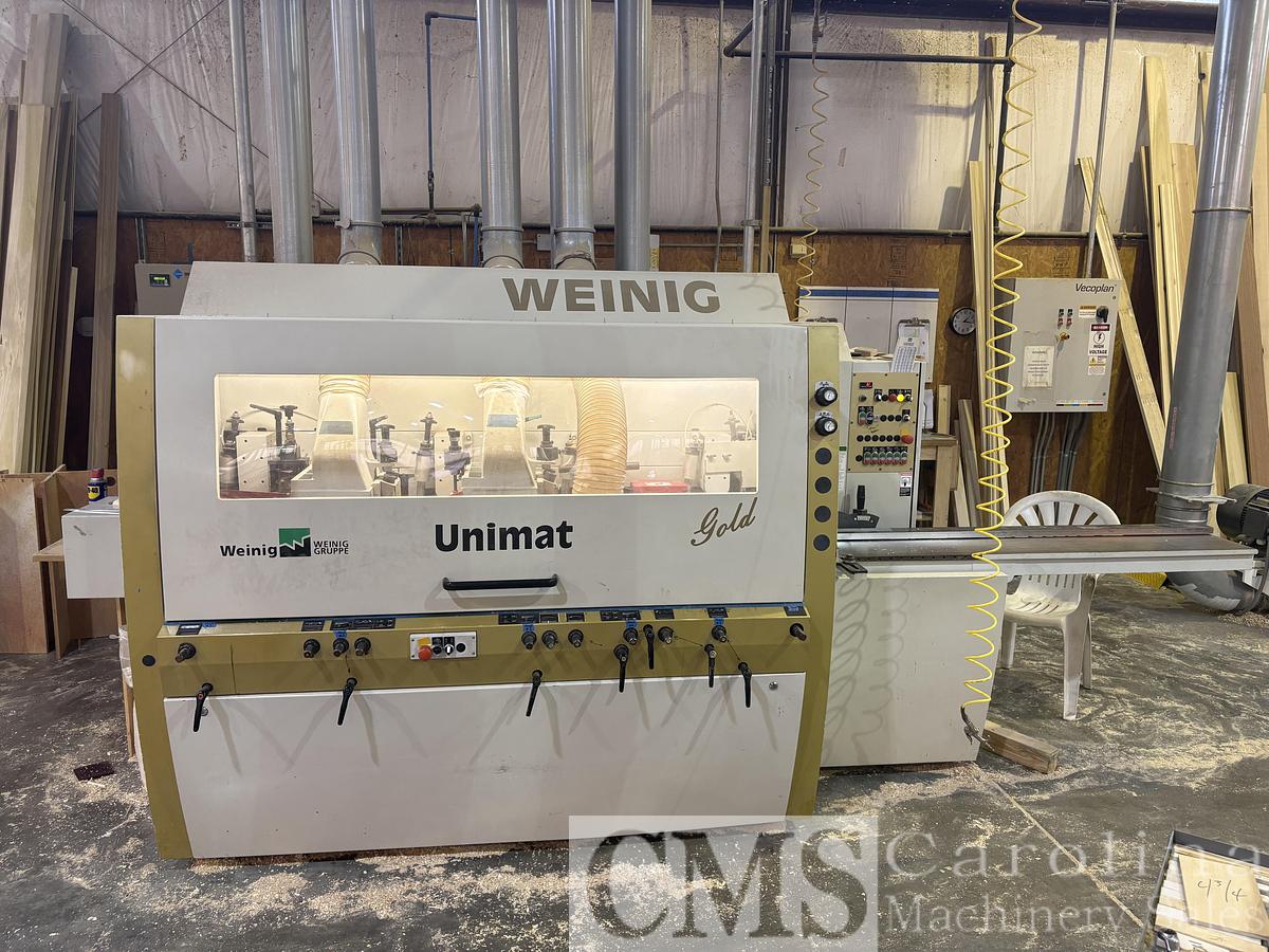 Used 2006 Weinig  Unimat Gold 6-Head Moulder