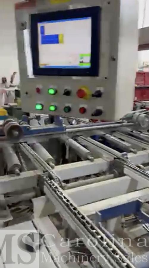 Used Raimann KM310M Gang Rip Saw with Infeed and outfeed