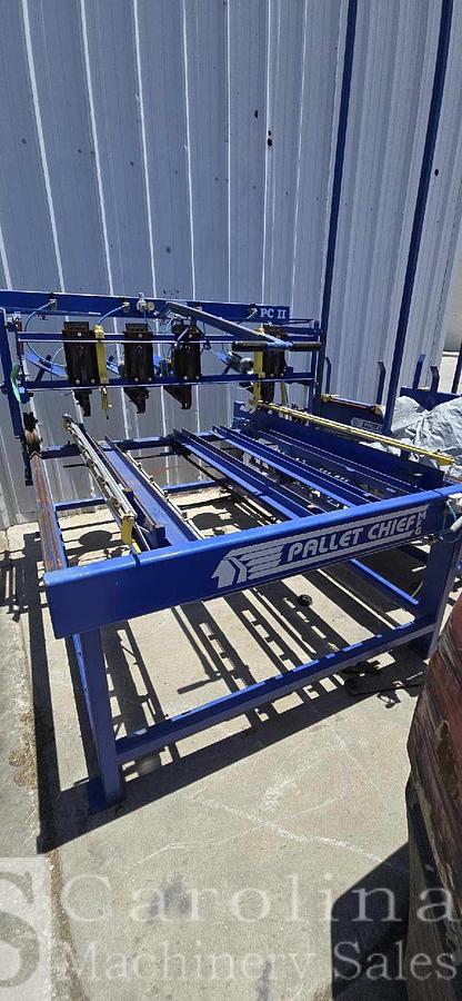 Used Pallet Chief PC II Nailer with Stacker