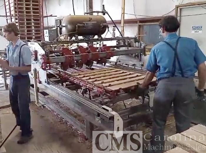 Used Woodpecker Pallet Nailer with Stacker