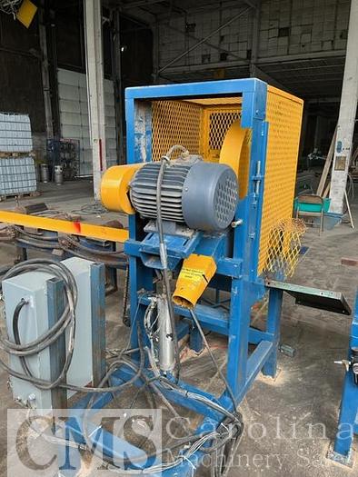 Used Baker Single Head Saw With Infeed/Outfeed