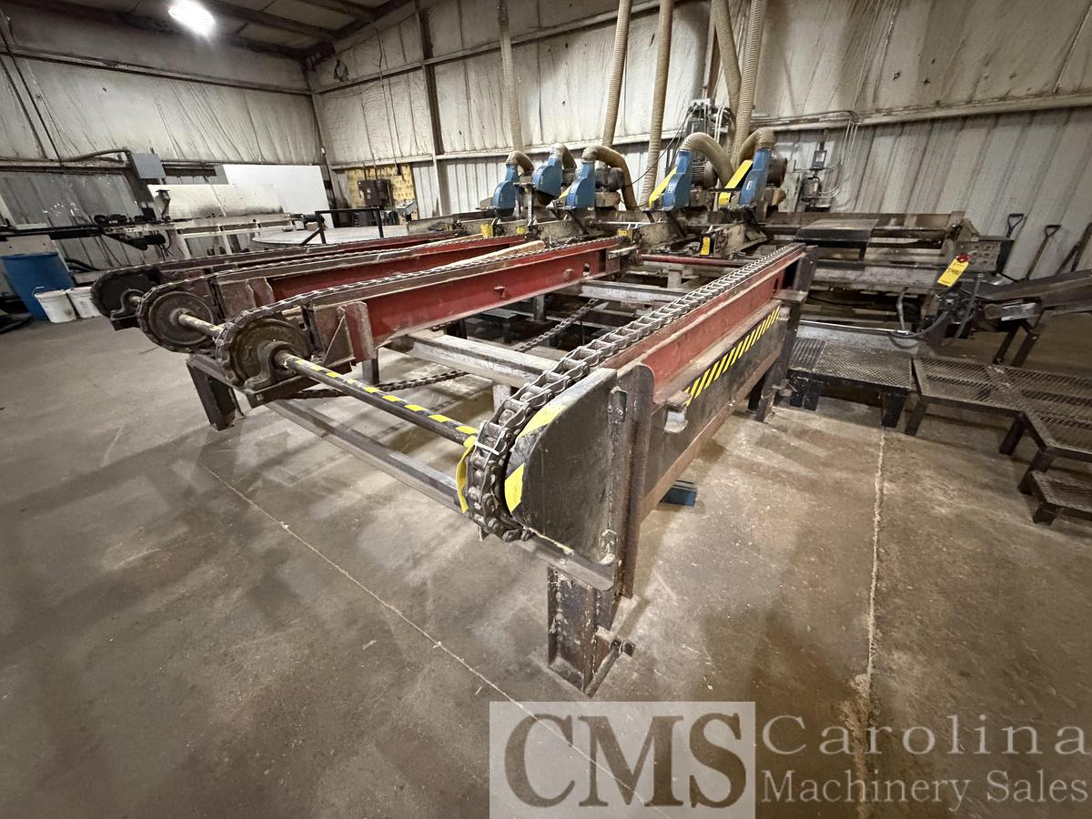 Used Newman KM16 Multiple Head Trim Saw