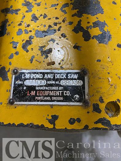 Used LM LM100 Package Saw