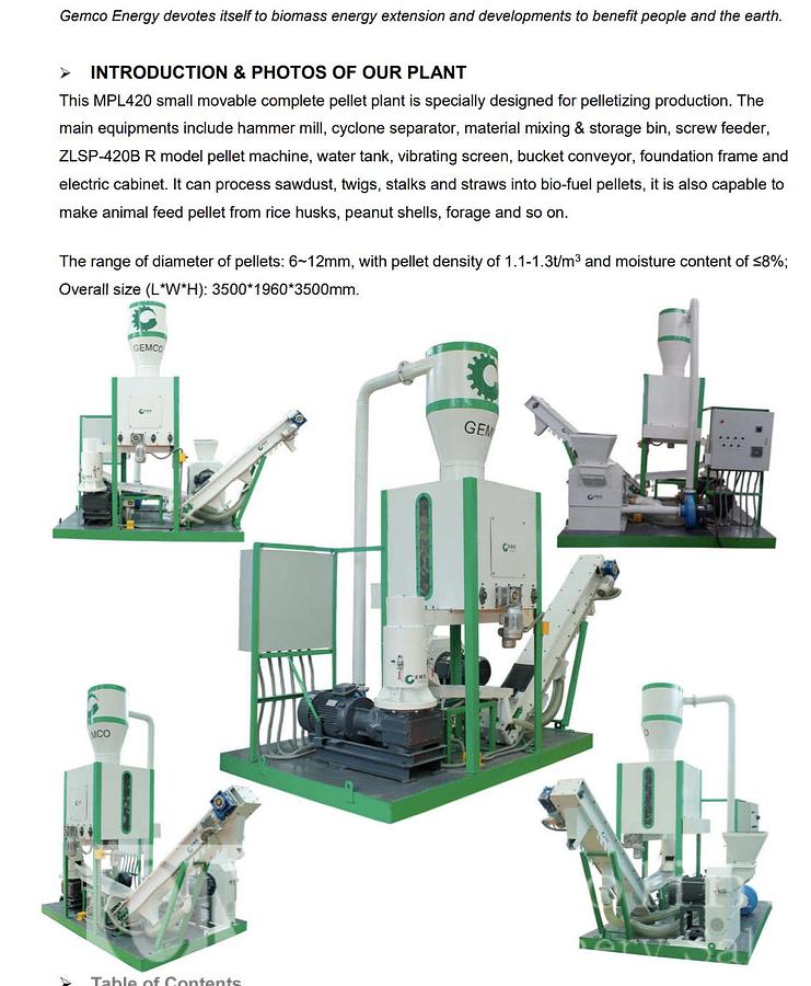 Used Gemco MPL420 Mobil Pellet Mill