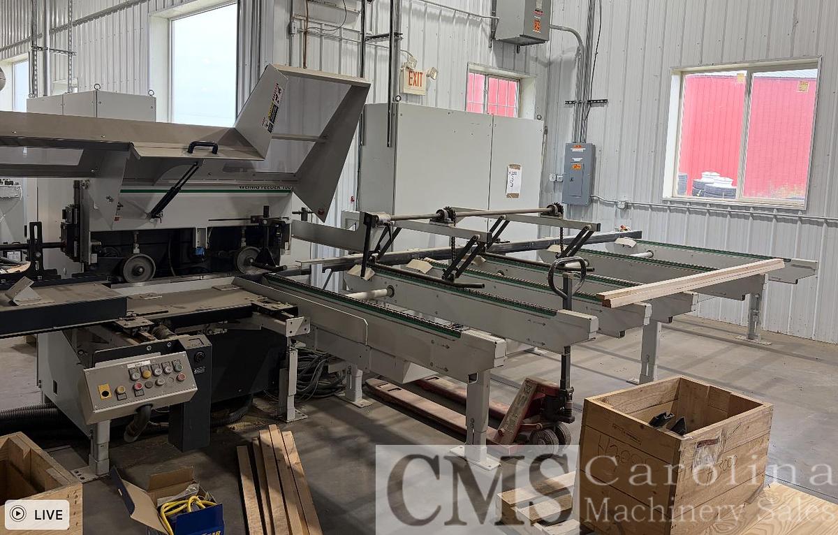 Used Weinig Hydromat 3000 Moulder with Infeed System