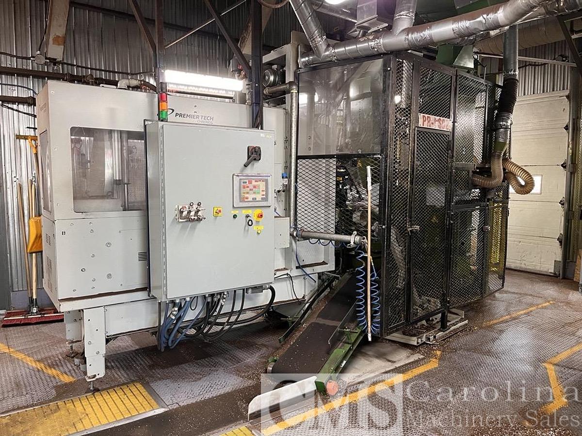 Used Verville VP400 Compression Bagger with Auto Bag Feeder