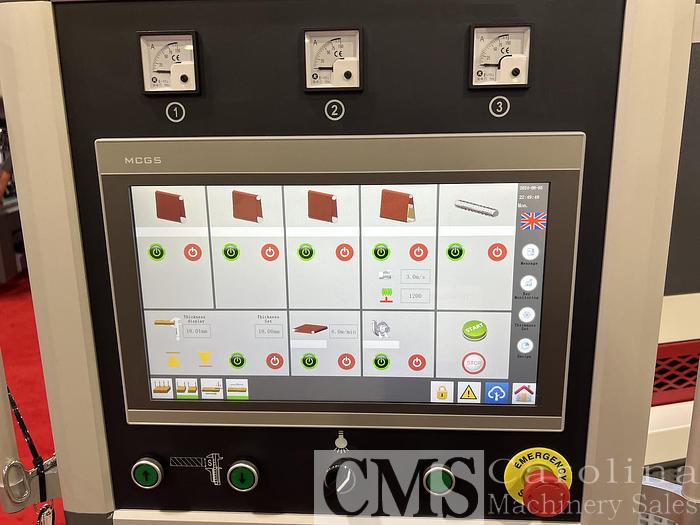 Used Woodtech 53" 4-Head Wide Belt Sander