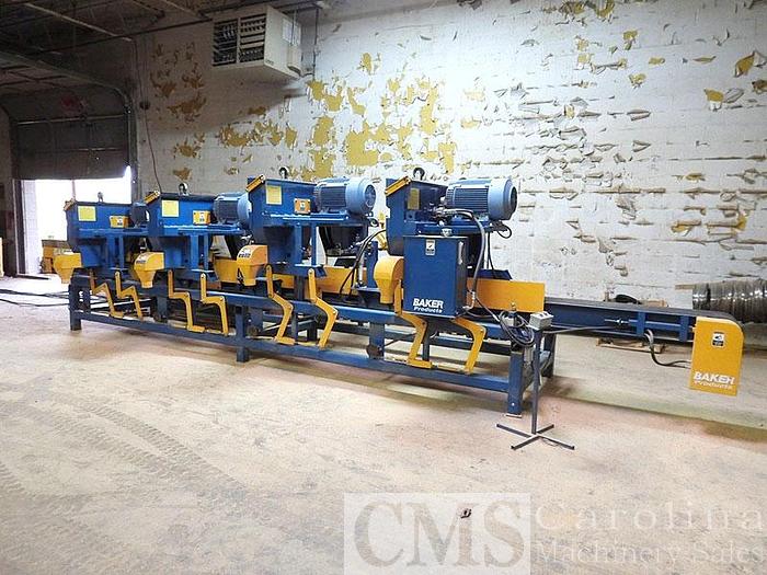 Used Baker Model BX 4-Head Resaw