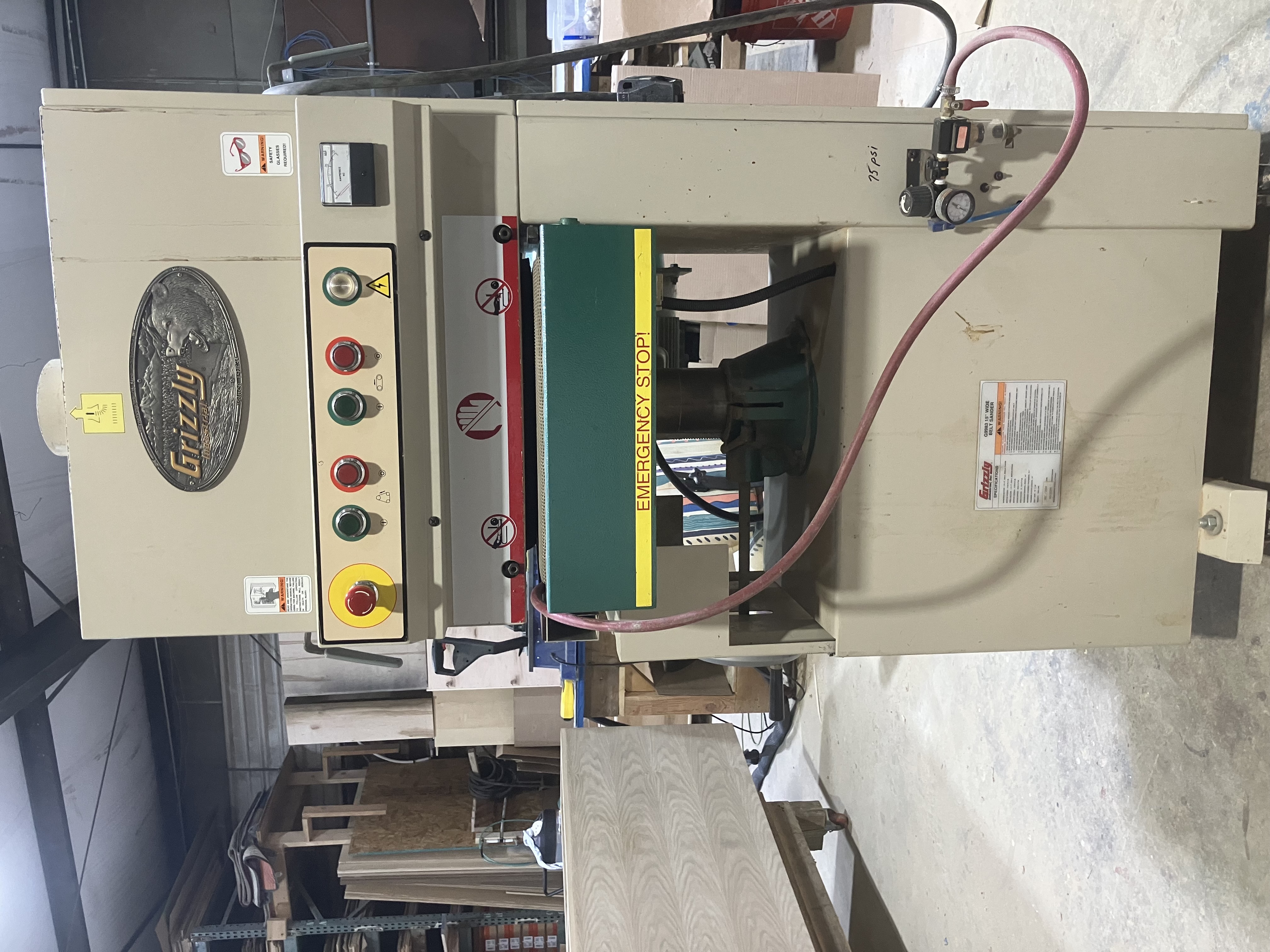 Used 2004 Grizzly  G9983 15" Wide Belt Sander