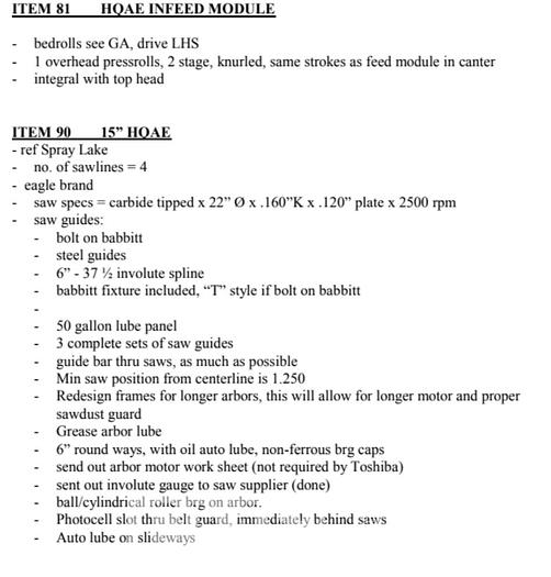Used 2008 Optimil 4-Side Canter Sawmill